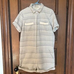 Silence & Noise White / Gray Romper